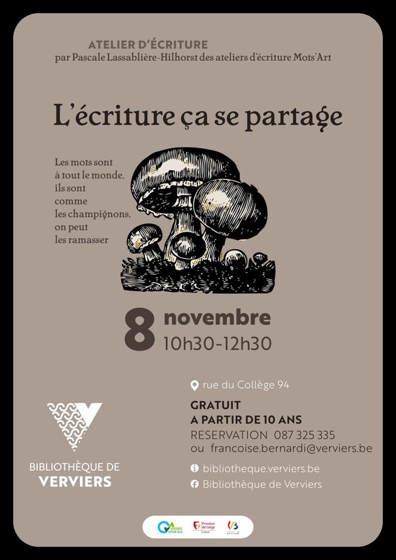 Stages,cours L écriture se partage
