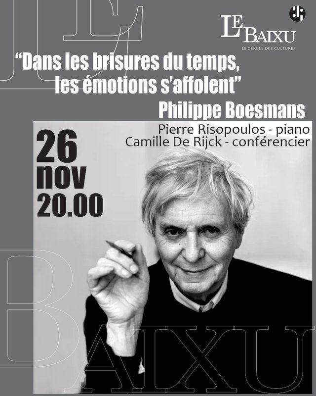 Concerts Dans brisures temps, émotions s’affolent - Philippe Boesmans