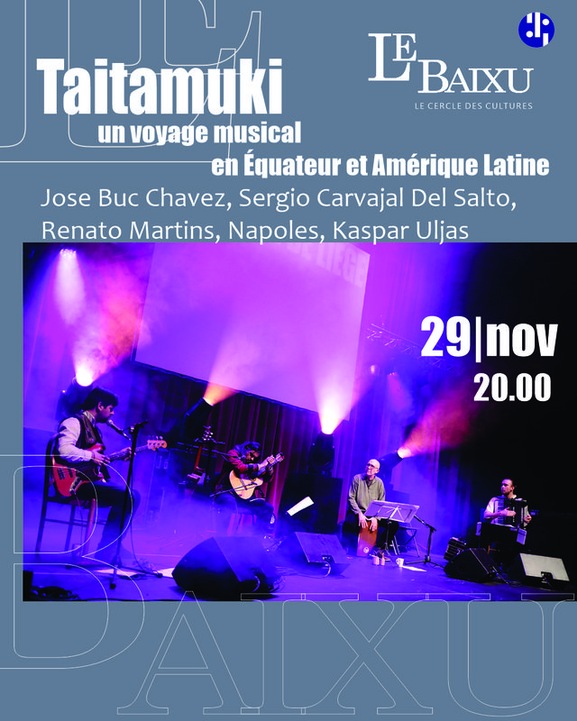 Concerts Taitamuki, voyage musical Équateur Amérique Latine