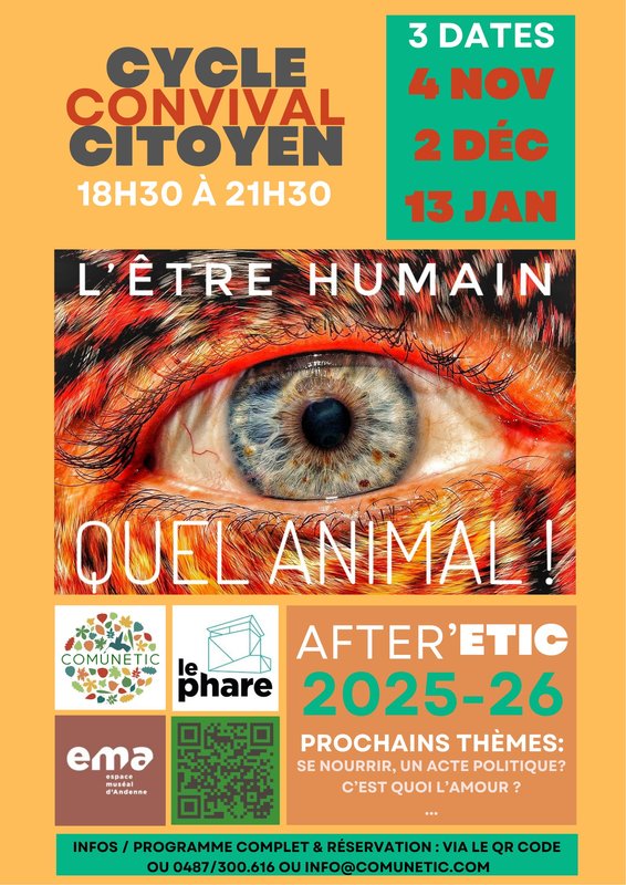 Conférences L’Être Humain, quel Animal 