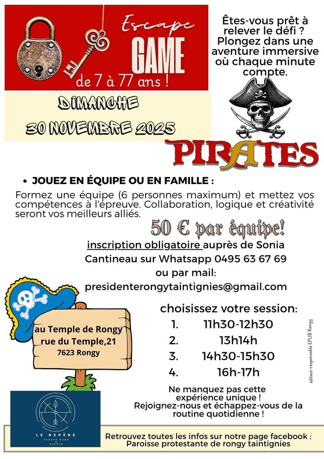 Loisirs Escape game  pirate