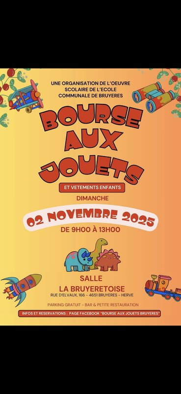 Loisirs Bourse jouets vêtements d enfants