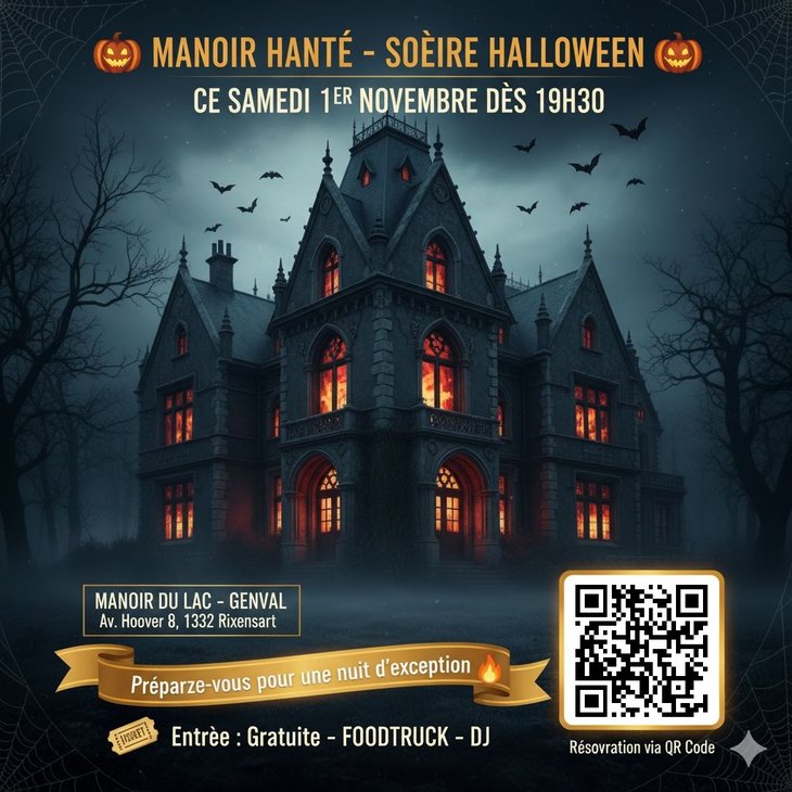 Soirées Les Soirées Chic Le Manoir Hanté | Entrée Gratuite
