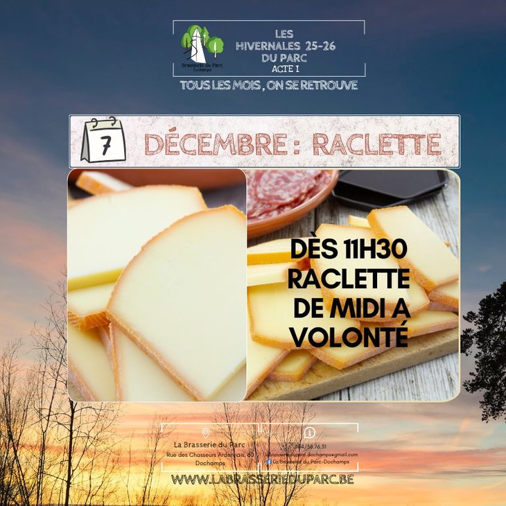 Soirées Raclette midi volonté