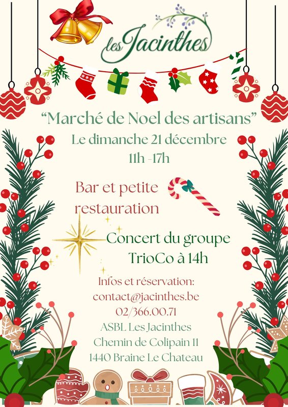 Marchés de Noël Marché Noel Jacinthes