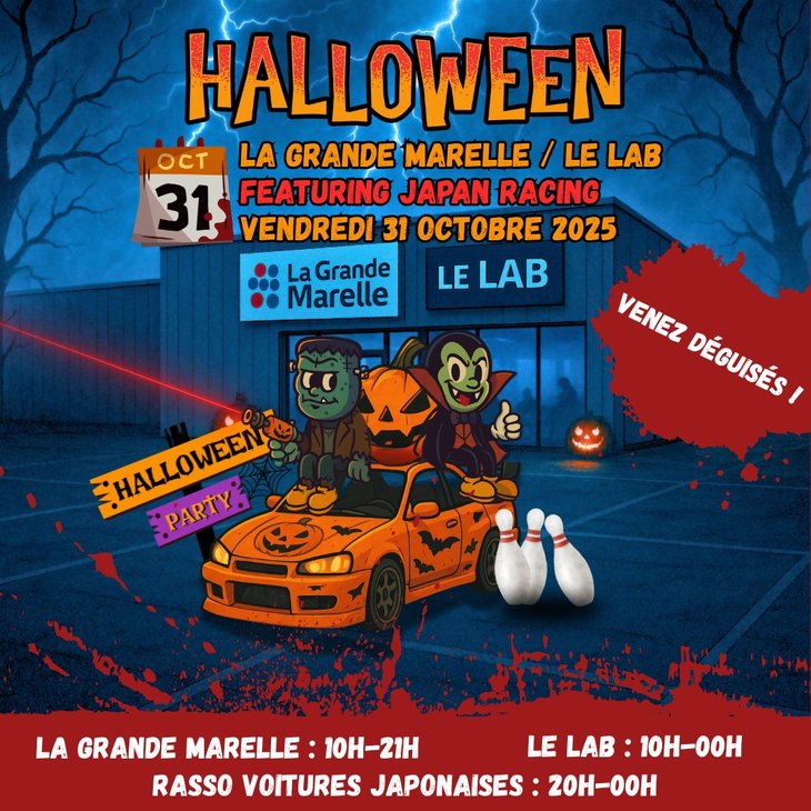 Loisirs Fête Halloween La Grande Marelle / Lab avec Japan Racing 