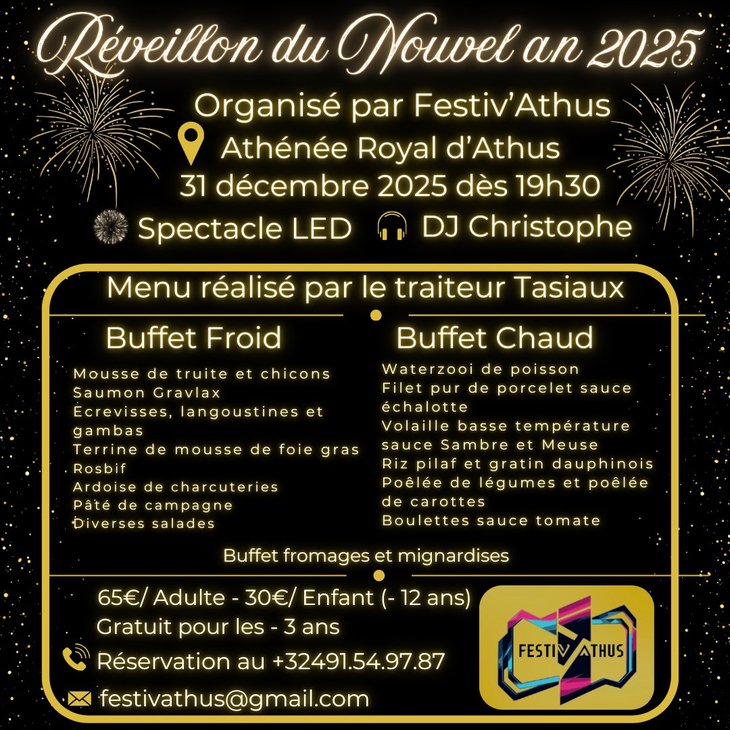 Soirées Réveillon nouvel an