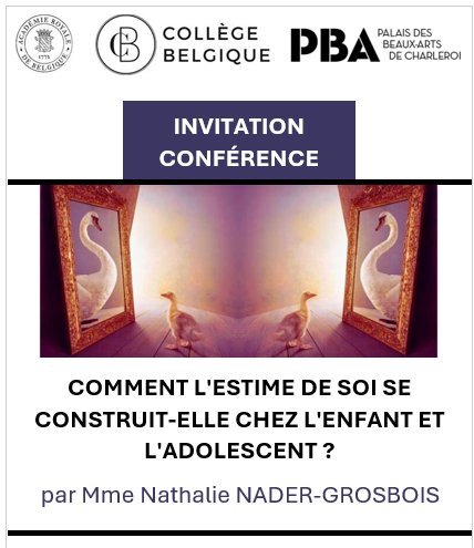 Conférences Conférence Comment l estime soi construit-elle chez l enfant l adolesce