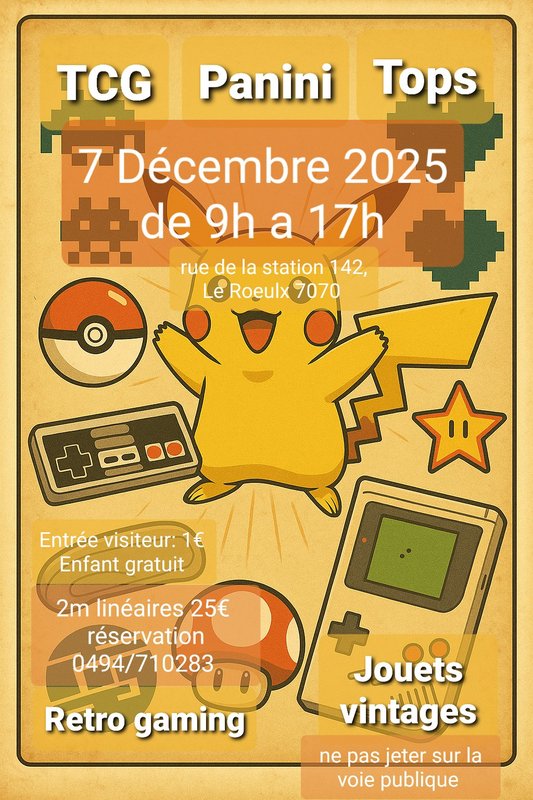 Loisirs Convention panini pokemon jouets vintage