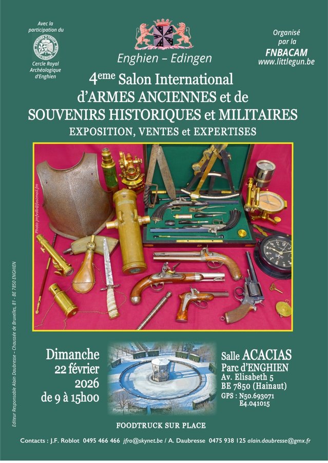 Loisirs Salon International d’armes anciennes de souvenirs historiques militaires