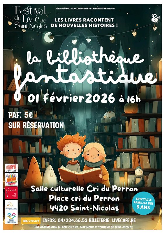 Spectacles Spectacle pour enfants - bibliothèque fantastique