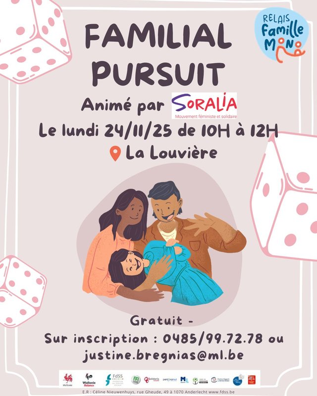 Stages,cours [Parents solo - Relais Familles Mono] – Familial Pursuit
