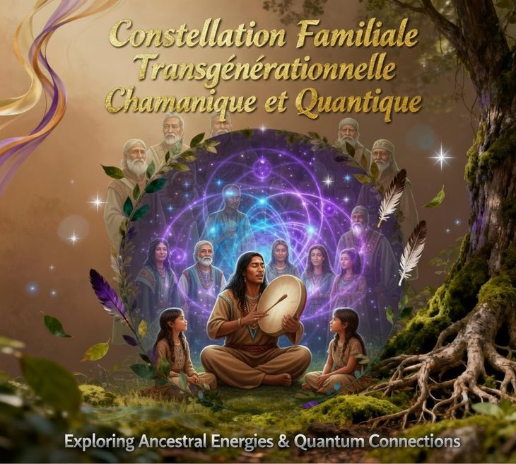 Stages,cours Constellation Familiale Transgénérationnelle Chamanique & Quantique