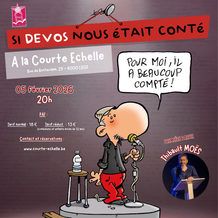 Spectacles Si Devos nous était conté