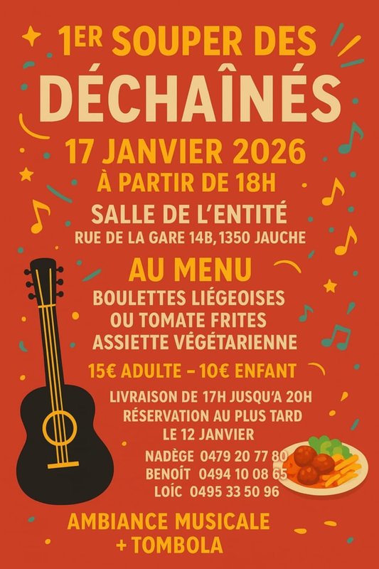 Soirées 1er souper déchaïnés
