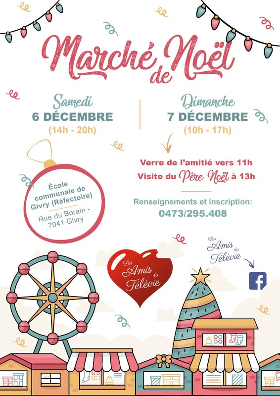 Marchés de Noël Marché Noël amis télévie Quévy