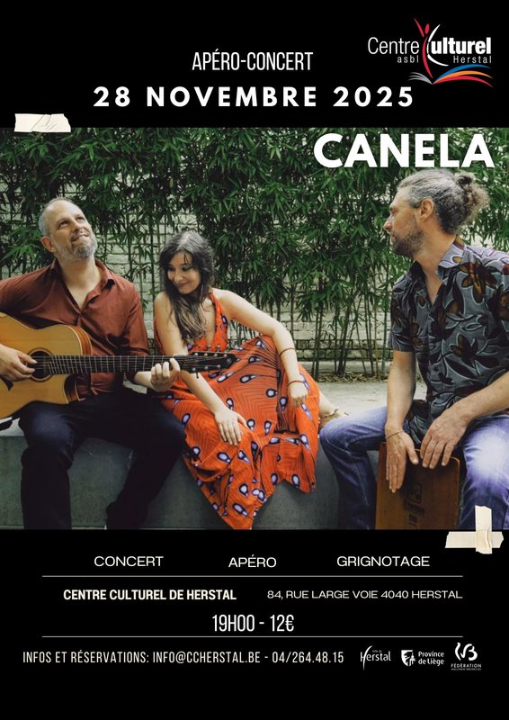 Soirées Apéro concert Canela