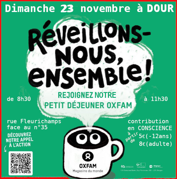 Loisirs Petit Déjeuner Oxfam