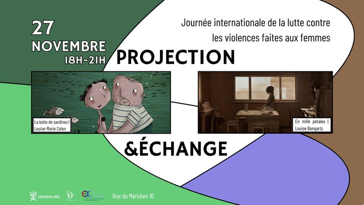 Spectacles Projection 2 courts-métrages & échange