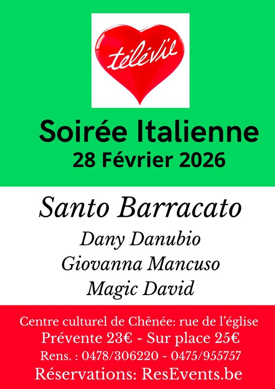 Spectacles L Italie chansons