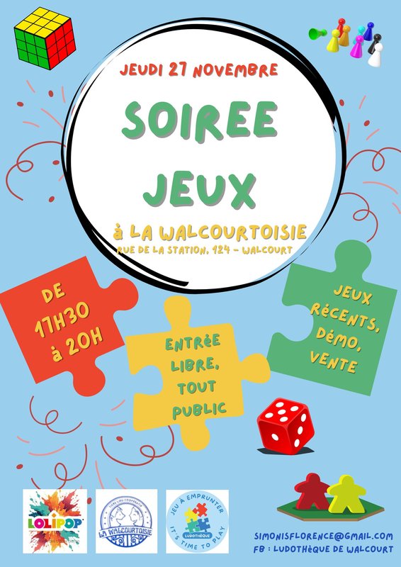 Loisirs Soirée jeux