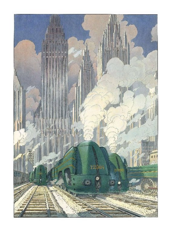 Expositions François Schuiten - Voyage Utopie - ans rêves papier