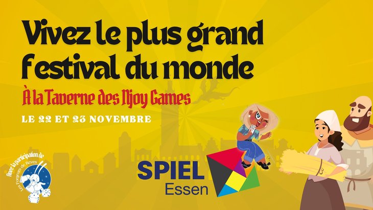 Loisirs Essen la Taverne - Vivez plus grand festival jeux société monde
