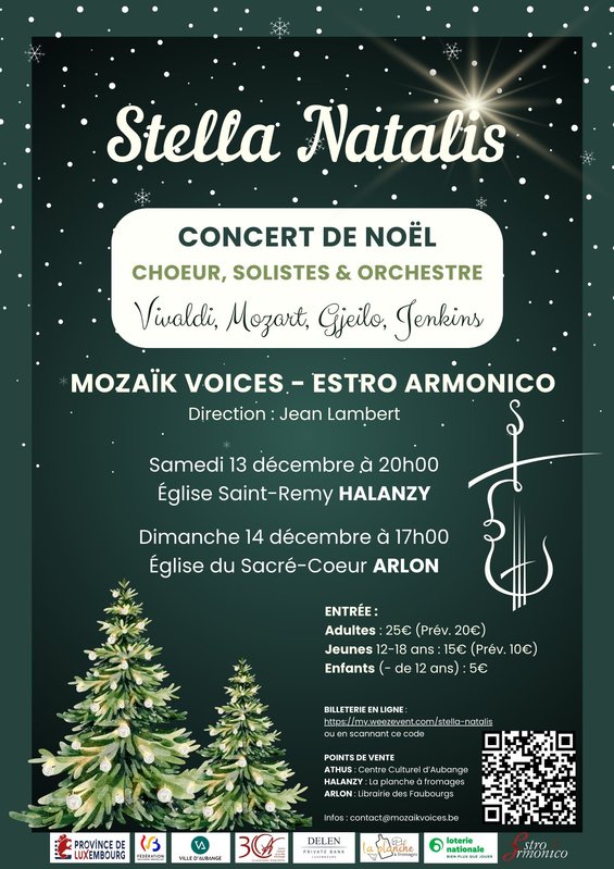 Concerts Concert Noël  Stella Natalis 