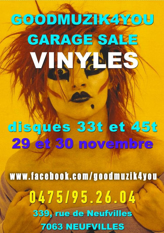 Loisirs Garage Sale disques vinyles vintage