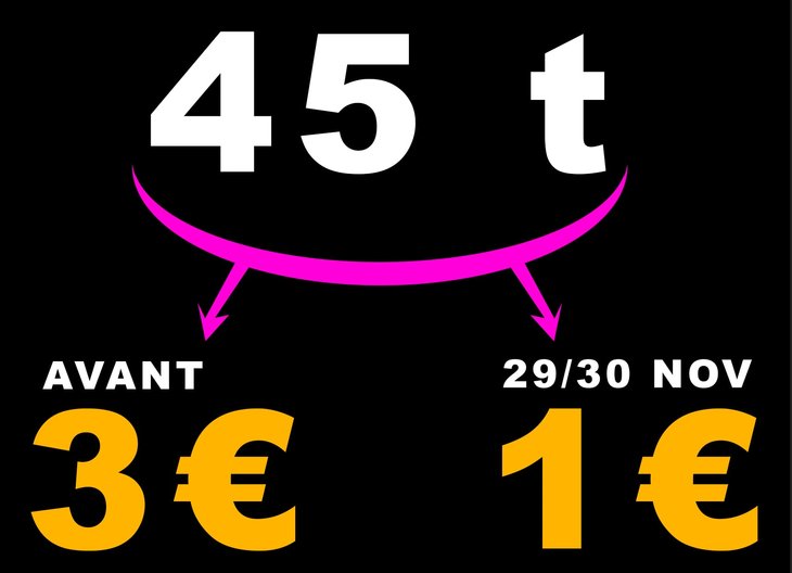 Loisirs Déstockage milliers 45t 1 euro pièce 