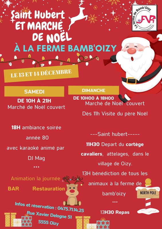 Marchés de Noël Saint Hubert marché Noël