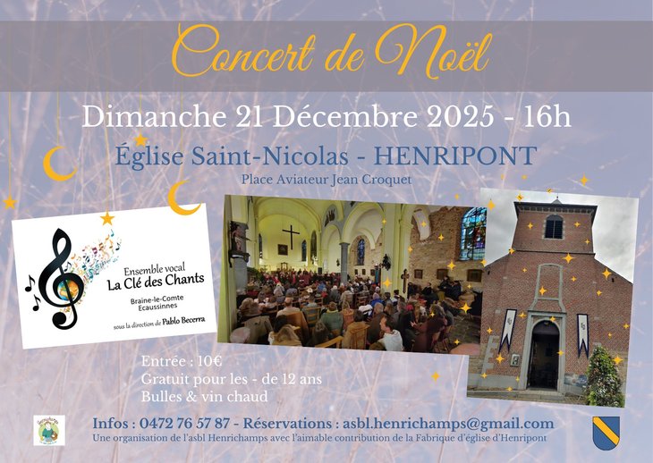 Concerts Concert Noël Henripont