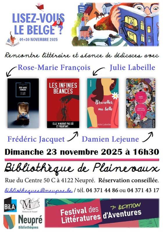 Conférences Rencontre littéraire