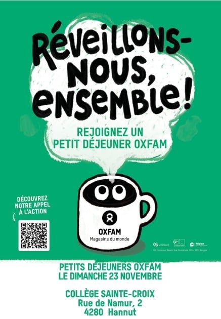 Loisirs Petit-déjeuner Oxfam