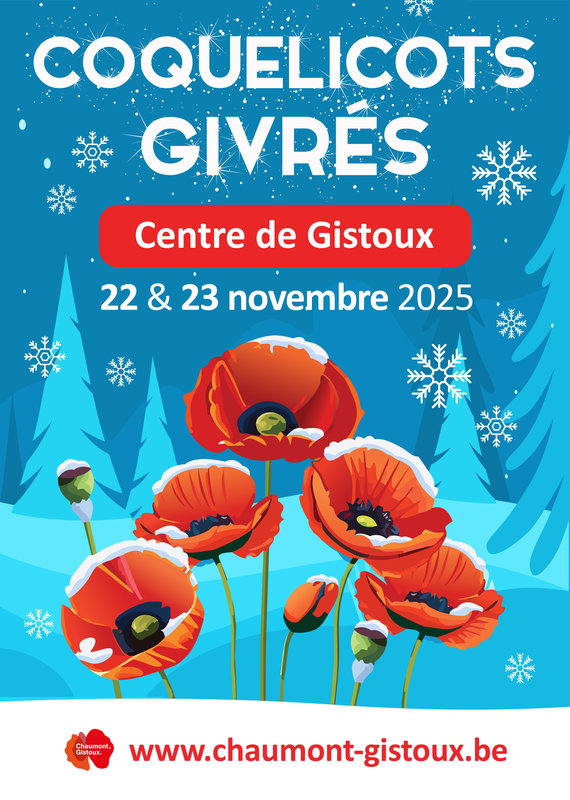Marchés de Noël Fête Coquelicots Givrés