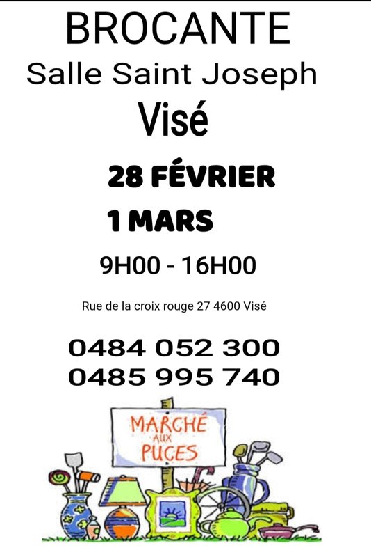  Visé brocante salle Saint Joseph