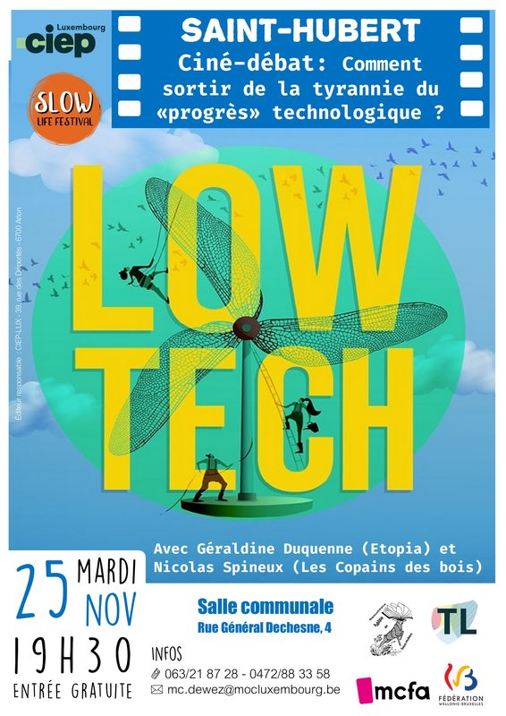 Spectacles Ciné-débat :  Low-tech, film 