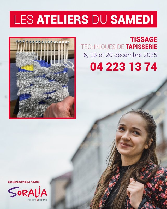 Stages,cours Atelier : Tissage / Techniques tapisserie