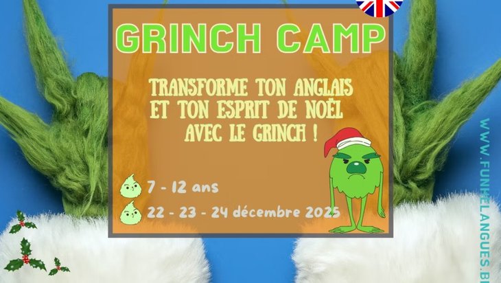 Stages,cours Grinch stage - Anglais