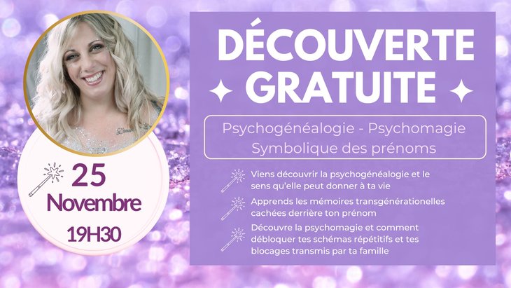 Stages,cours Soirée Gratuite découverte - L inconscient ses mystères - Psycogénéalogie