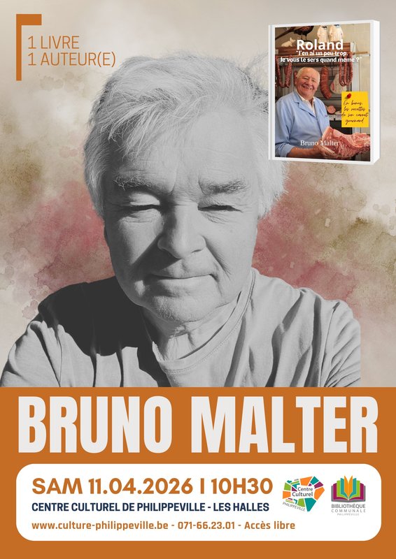 Conférences Rencontre littéraire avec Bruno Malter