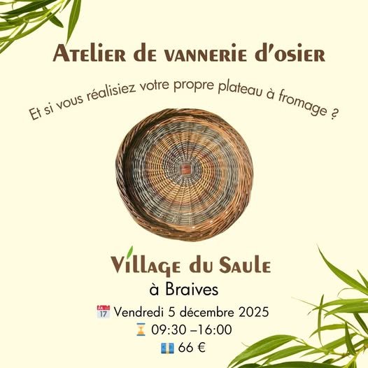 Stages,cours Plateau a fromage osier