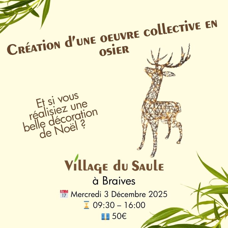 Stages,cours Atelier collectif : Renne Noël