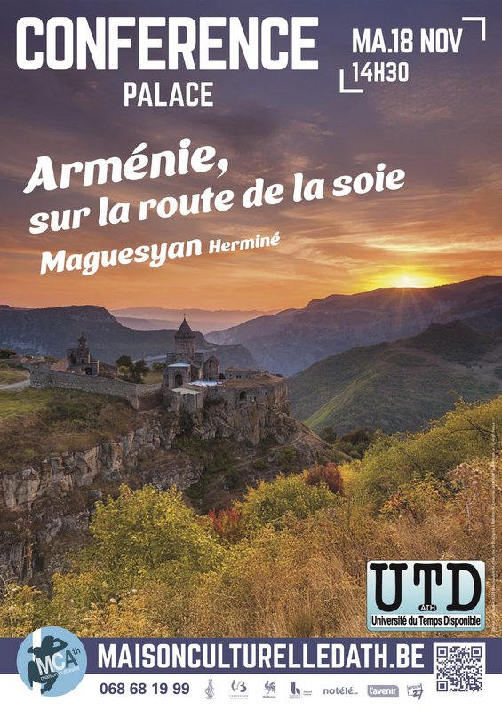 Conférences Arménie la route la soie, héritage vivant - Herminé Maguesyan