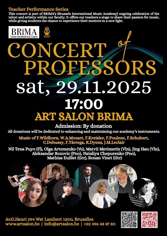 Concerts Concert Professors from Brussels International Music Academy