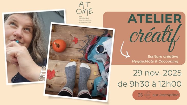 Stages,cours Ecriture Créative : Hygge - mots & Cocooning