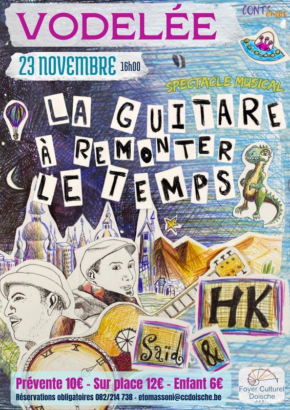 Spectacles La Guitare Remonter Temps hk Saïd Zarouri