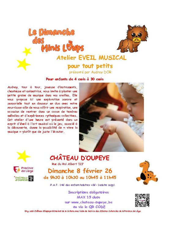 Spectacles Eveil musical pour bébés présenté Audrey Dor