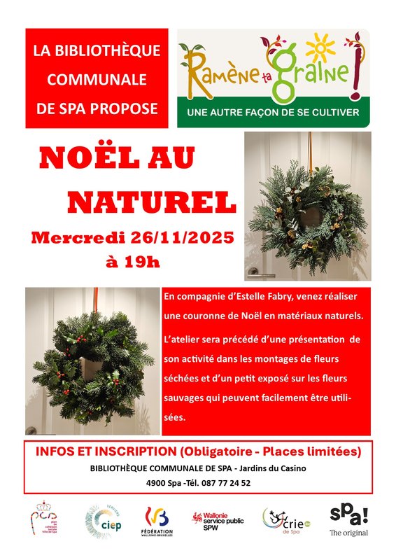 Conférences Atelier Grainothèque : Noël naturel