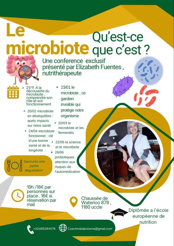 Conférences Le Microbiote, qu est-ce c est ?